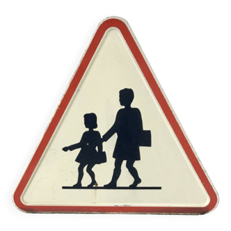 School Crossing Traffic Sign - Jean Neuhaus - 1971