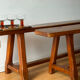 Banc en bois brut vintage