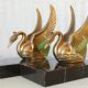 Pair of Art Deco Zoomorphic Bookends, France circa 1930