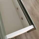 Vintage chest of drawers with compass feet