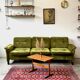 Velvet Sofa, Denmark, 1960s, Mid-C, Vintage