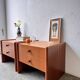 Mid-century teak bedside tables