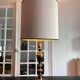 pair of american brass lamps