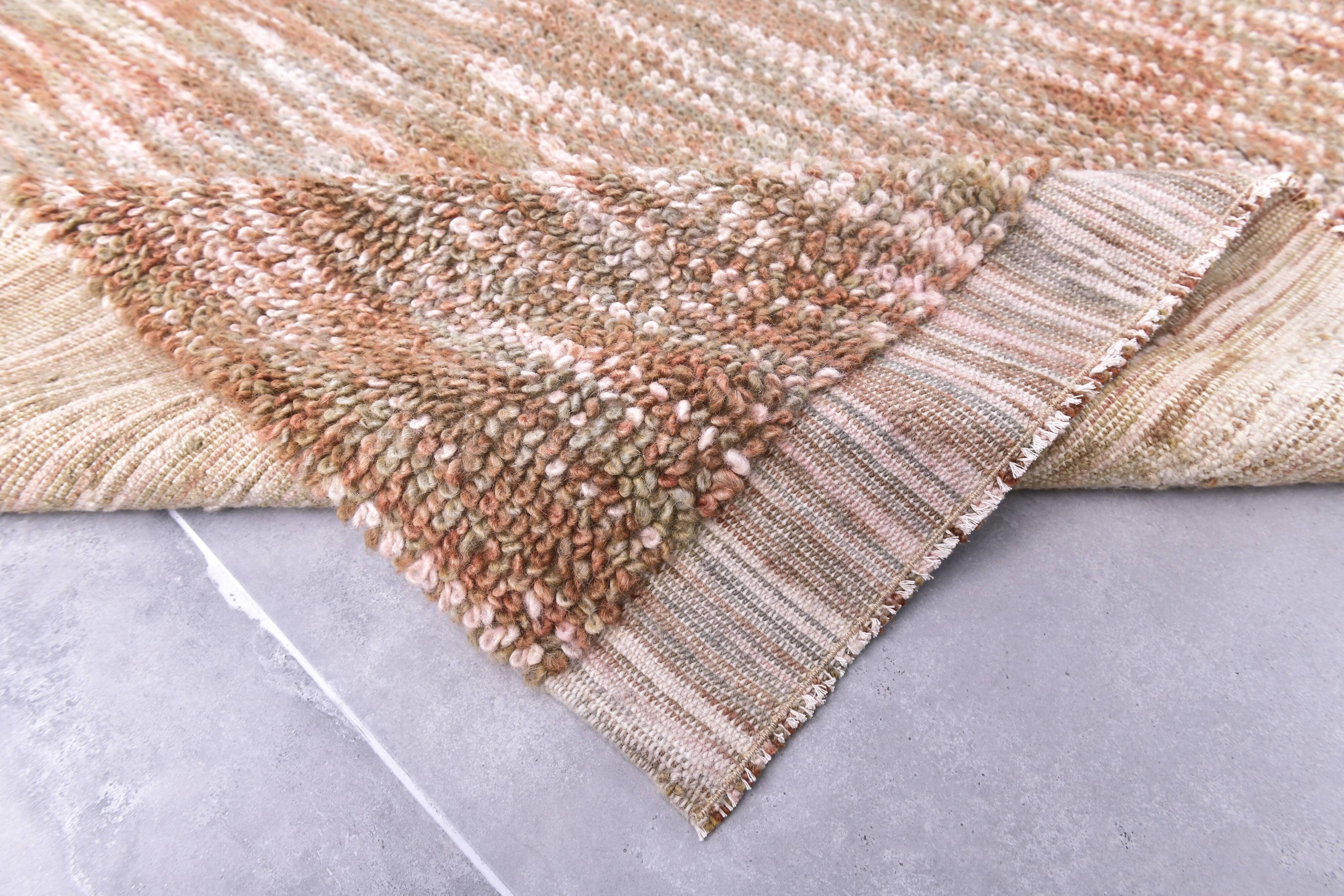 9x10 terracotta oversize moroccan rug,  269x303cm