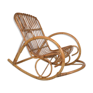 rocking-chair bambou
