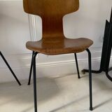Two Arne Jacobsen "hammer" chairs