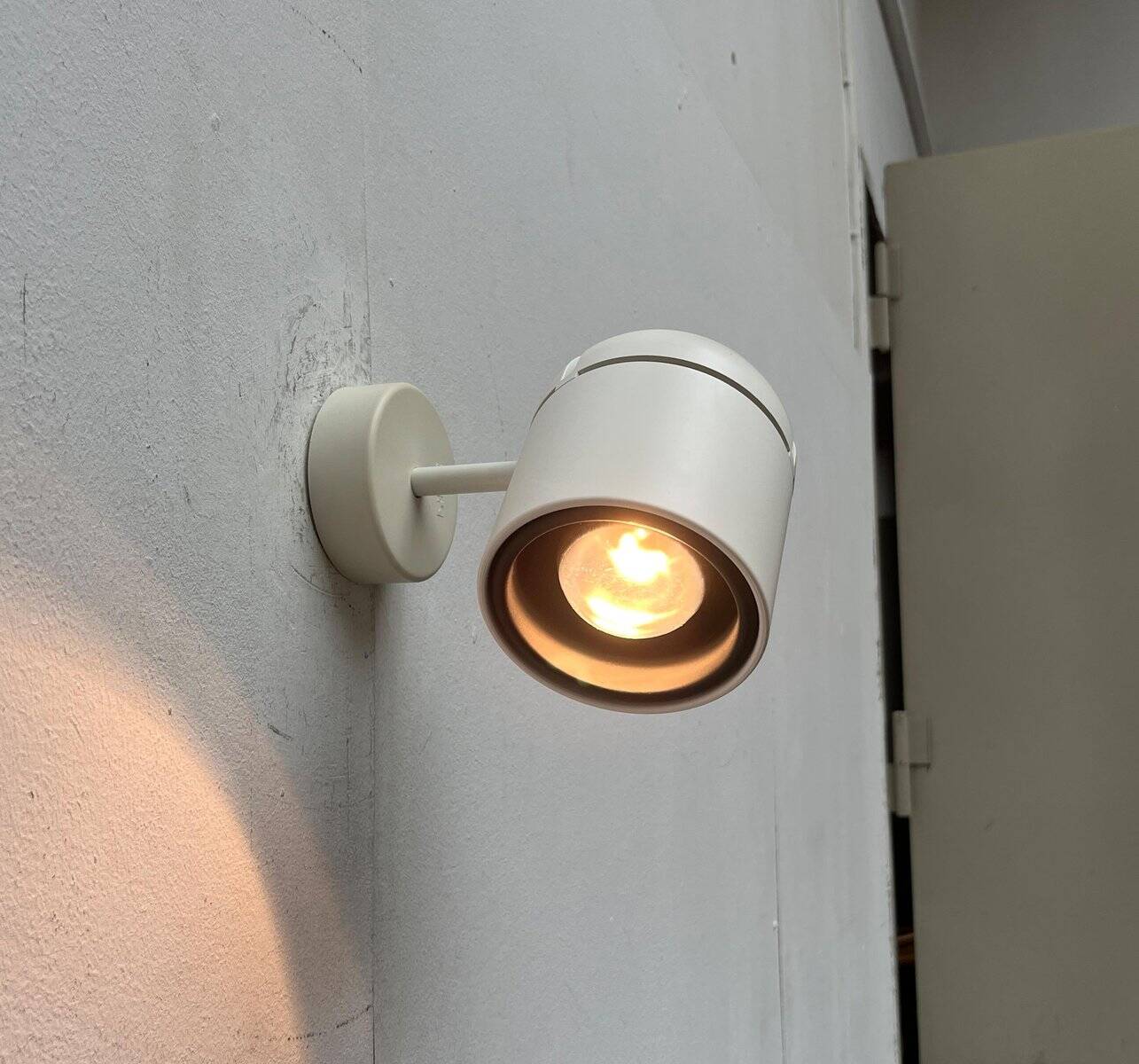 Mid-century German Space Age wall lamps or ceiling lights by Arnold Berges for Staff Leuchten, 1970s, set of 7.