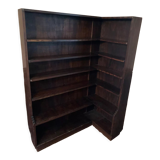 Art Deco corner bookcase