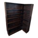 Art Deco corner bookcase