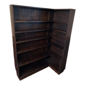Art Deco corner bookcase