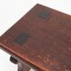 Rustic hand crafted wooden stool, France ca. 1880