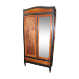 Armoire parisienne noir et bois