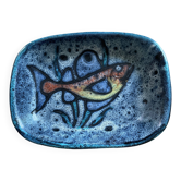 Vintage ceramic fish pattern tidy
