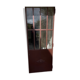 Metal workshop door with molding