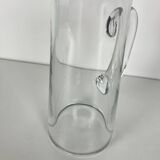 Rare Ancien Grand Broc à orangeade, pichet, pot à eau Baccarat estampillé C