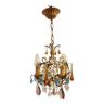 Crystal ceiling lamp. Spain, 1960s.