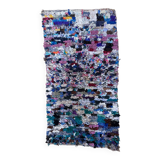 Colorful Boucherouite Moroccan rug - 89 x 162 cm