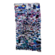 Colorful Boucherouite Moroccan rug - 89 x 162 cm