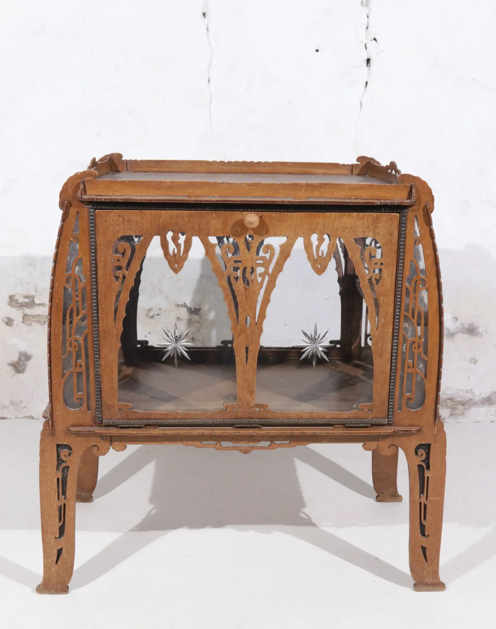 Amsterdam School Arts and Crafts tea cabinet Dutch Colonial