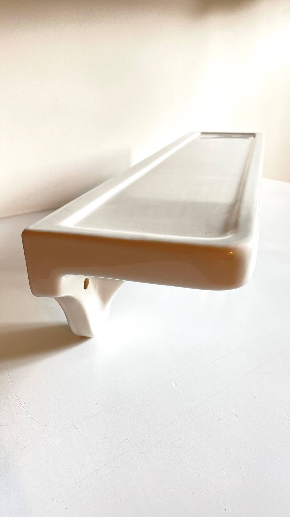 Vintage ceramic wall shelf - france