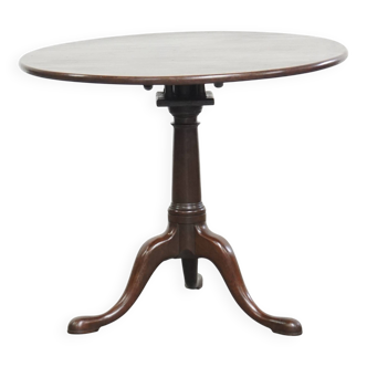 Table pivotante et inclinable en forme de cage à oiseaux, style anglais, du XVIIIe siècle