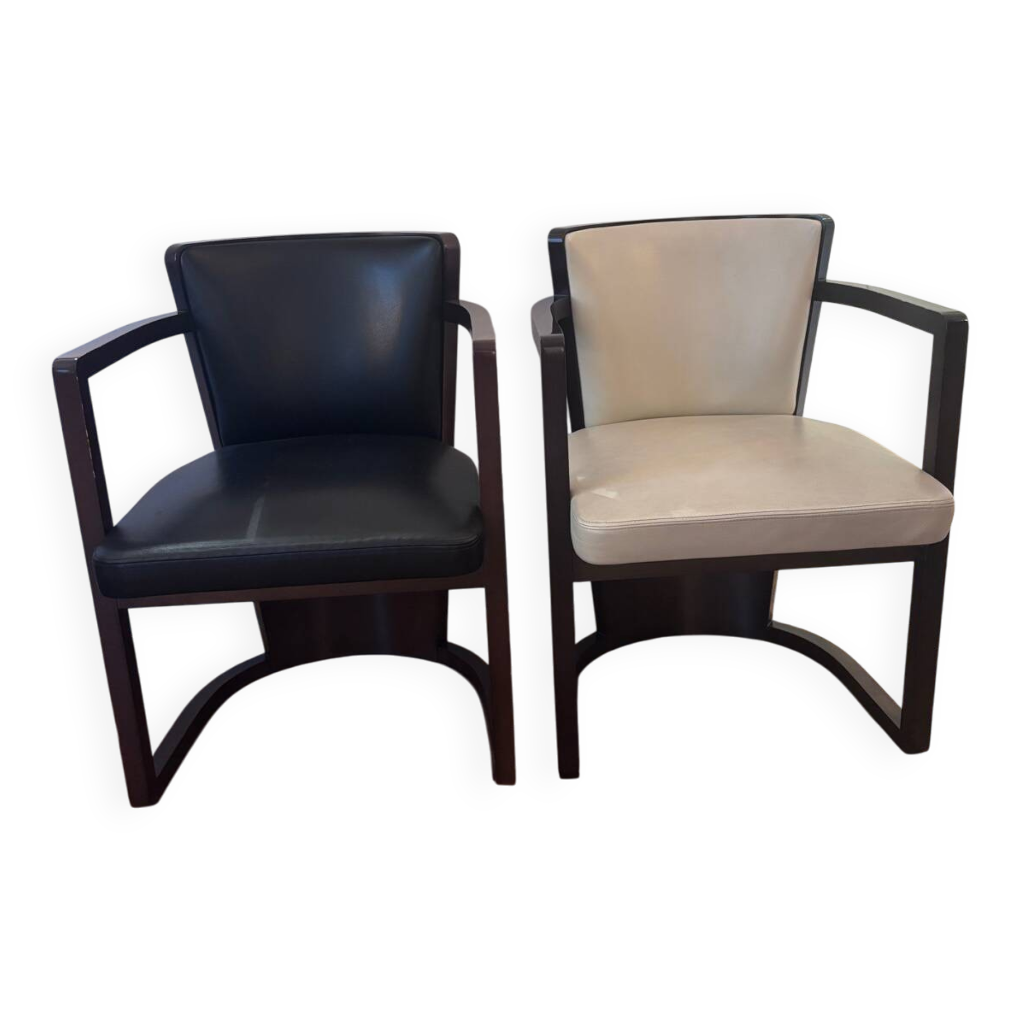 Hugues Chevalier armchairs