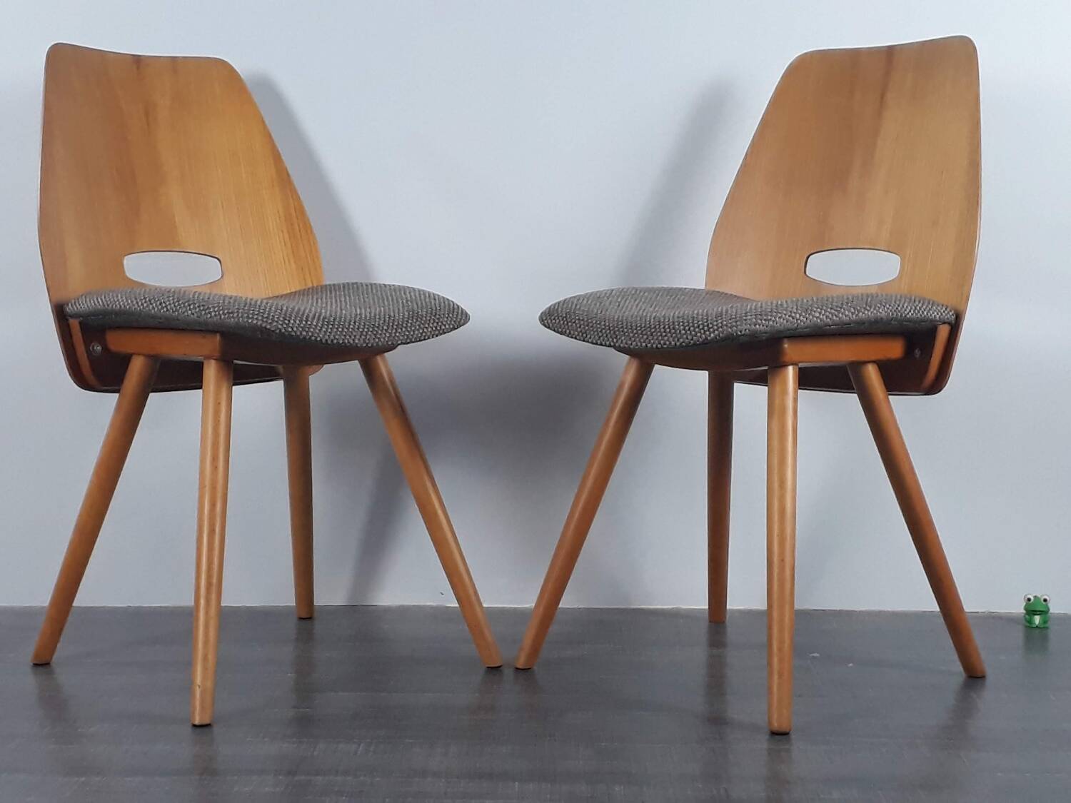 Set of 4 Lollipops chairs, Jiràk design, 1960s