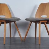 Set 4 chaises Lollipops, design Jiràk, 1960s