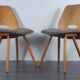 Set 4 chaises Lollipops, design Jiràk, 1960s