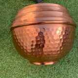 Cache copper pot hammered guaranteed villedieu