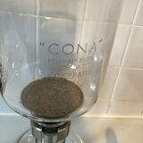Cona vacuum coffee maker complete with its chrome tulip holder in good condition makes an excellent
