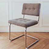 Fauteuil de bureau vintage rénové, Cantilever au pied luge