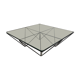 Coffee table Italian design year 80 metal and geometric glass