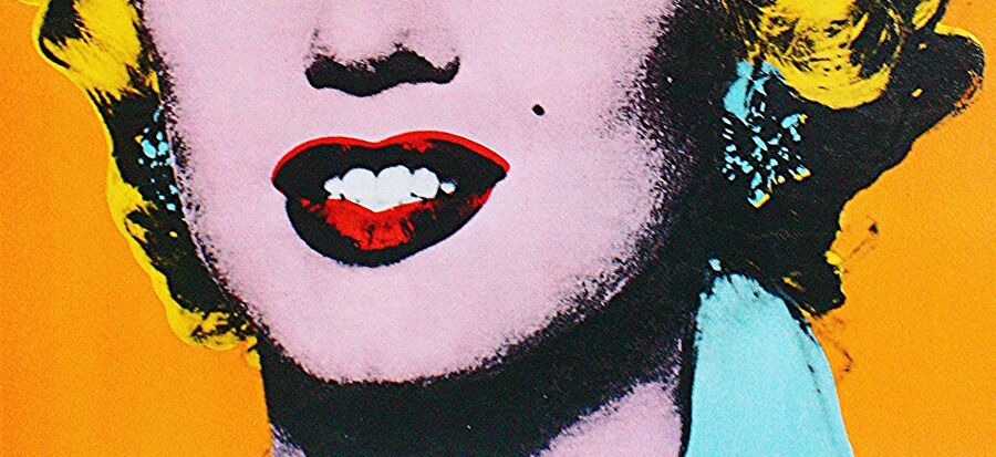 Illustration reproduction Orange Marilyn