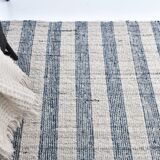 İndigo blue Beige Kilim Rug  190x290 cm, Scandinavian Stile Kilim Rug