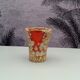 Orange vase vintage