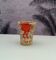 Orange vase vintage