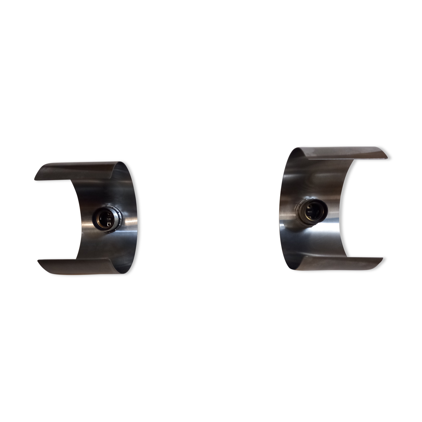 Pair of wall lamps space age 70s