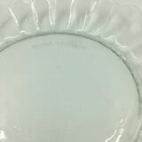 6 glass dessert plate set
