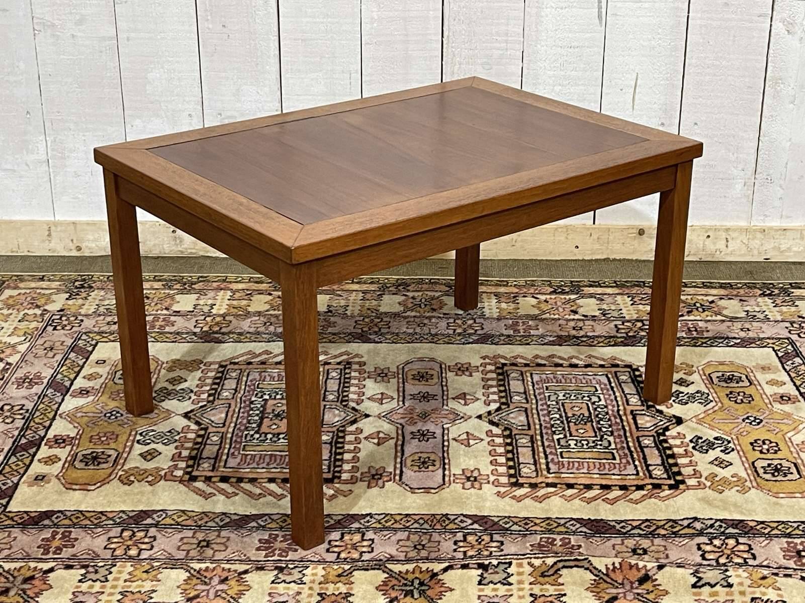 Teak and cherry coffee table from the 1970s.