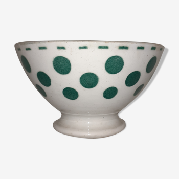 Small bowl decor a poie in faience