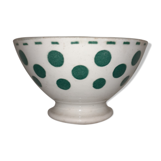 Small bowl decor a poie in faience