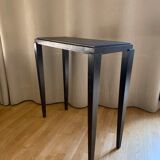 Side table oak, raw slate of cleavage