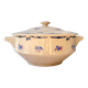 Soupière porcelaine vintage K&G Luneville "Flore" 1950s petites fleures bleues