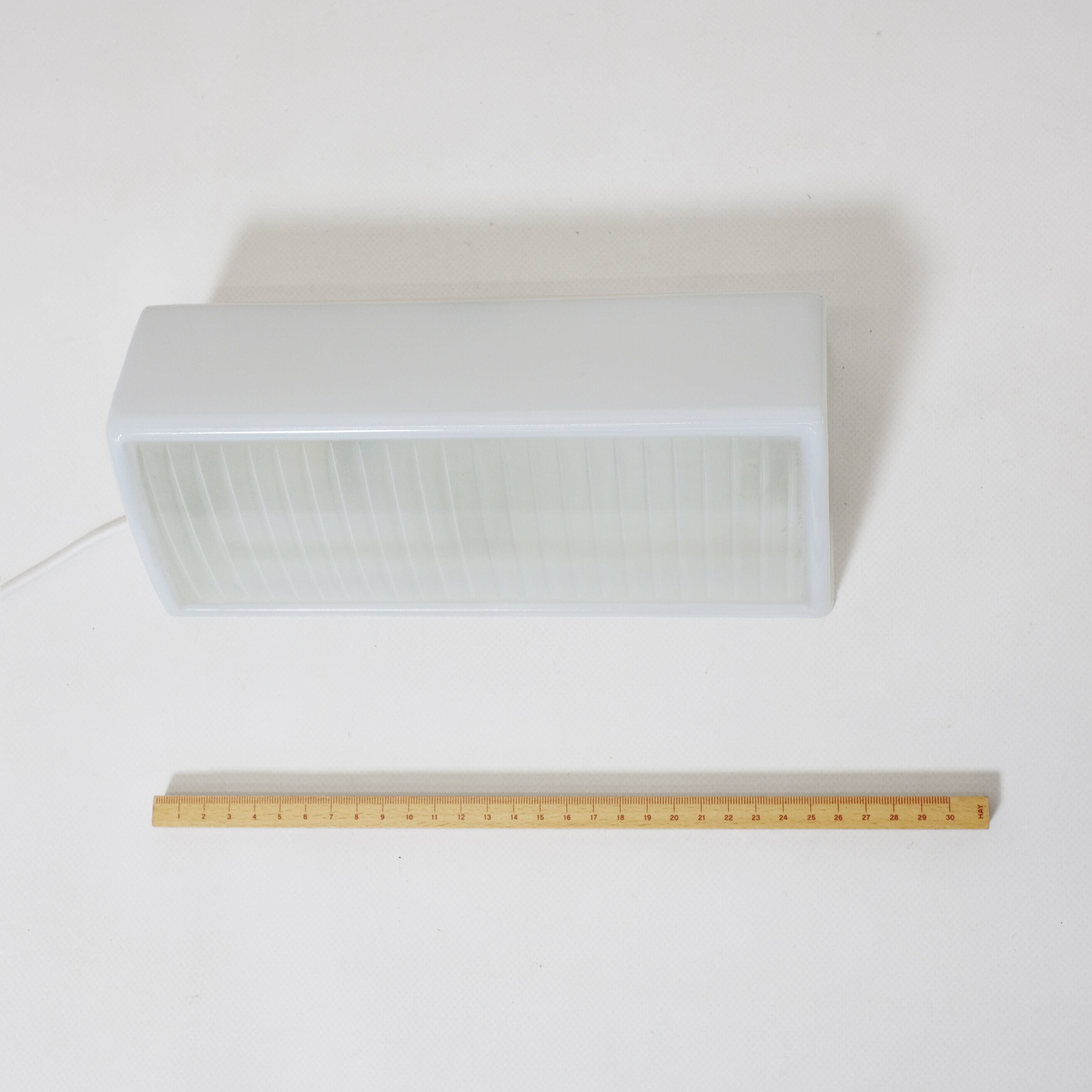 Pair of glass wall light of the years 50 Holophane