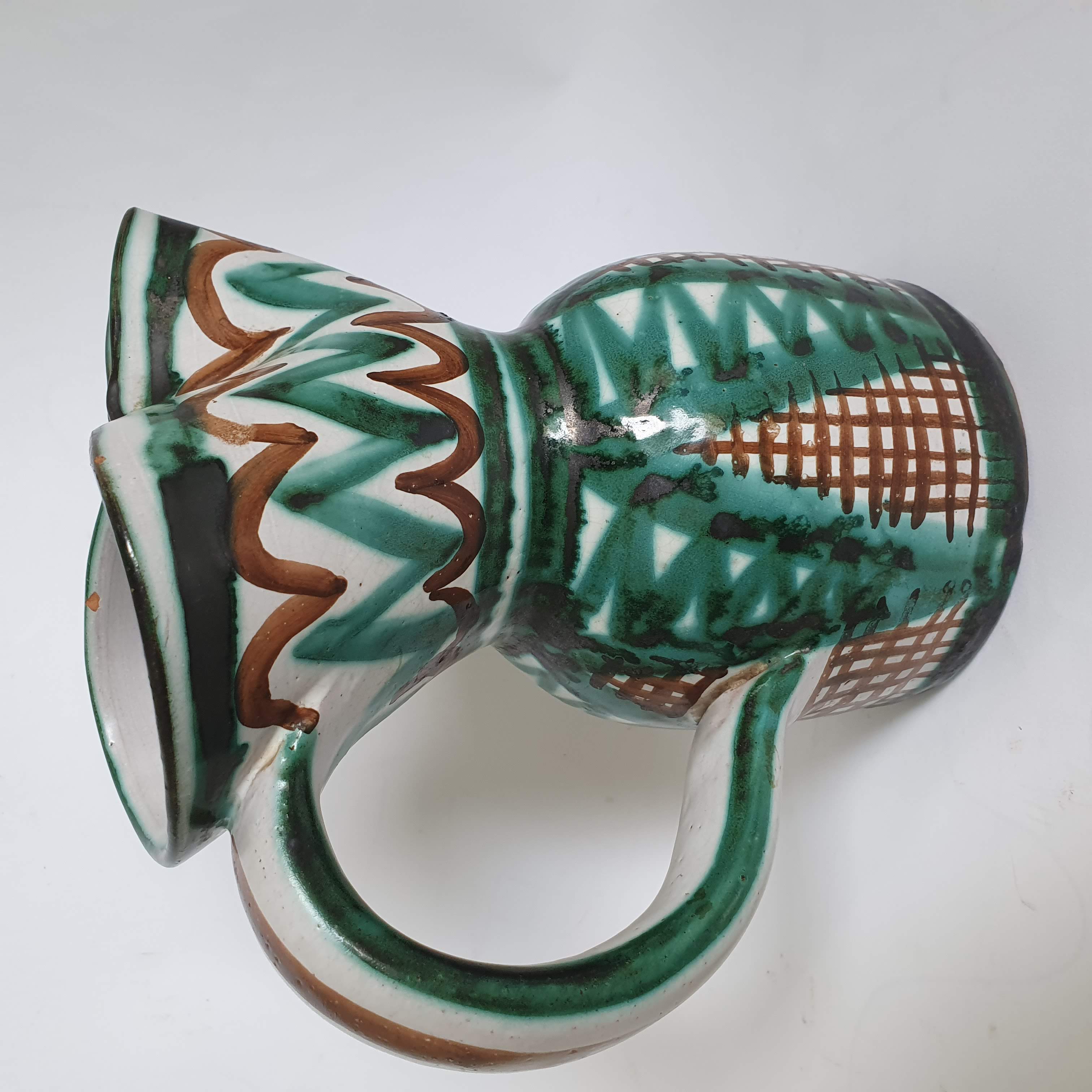 Robert Picault Vallauris ceramic pitcher