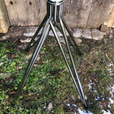 Chromed metal coat rack