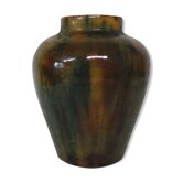 Vase emailed art deco