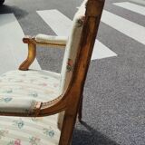 Paire de fauteuils anciens style louis xvi