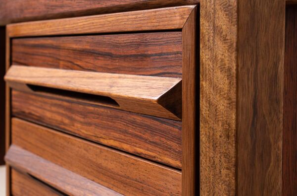 Bureau moderne du milieu du siècle, Norvège, années 1960, attribué à Torbjørn Afdal